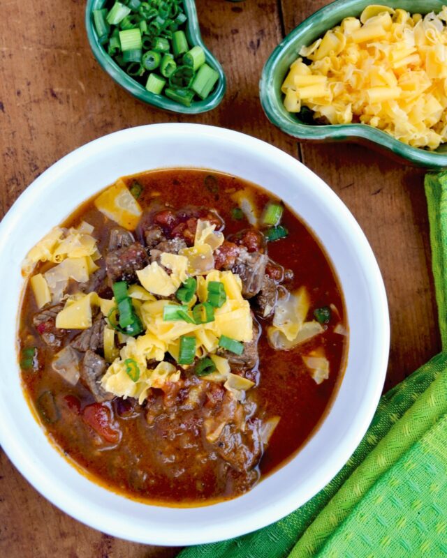 Classic Chunky Beef Chili