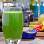 Green Smoothie in a tall glass.
