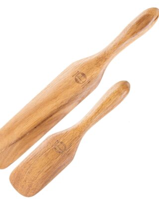 2-Piece Acacia Wood Spurtle Set