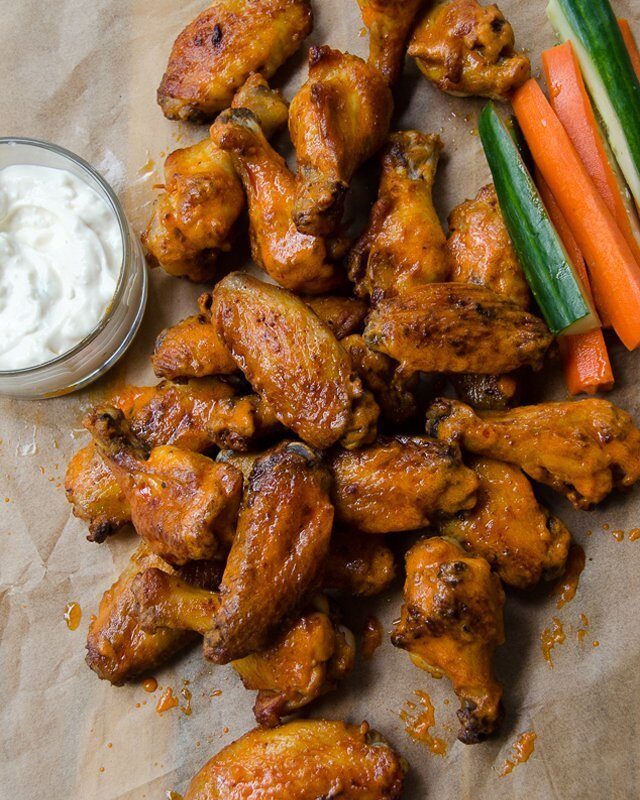 Air-Fried Buffalo Wings