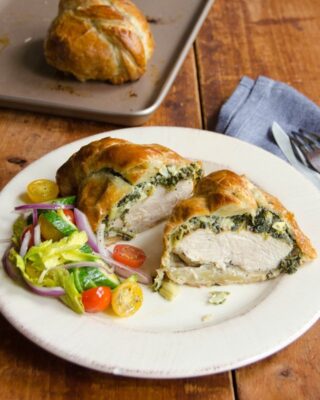 Spinach and Artichoke Chicken Wellington