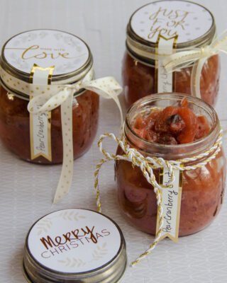 Pear Cranberry Chutney