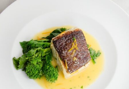 Halibut with Orange Butter