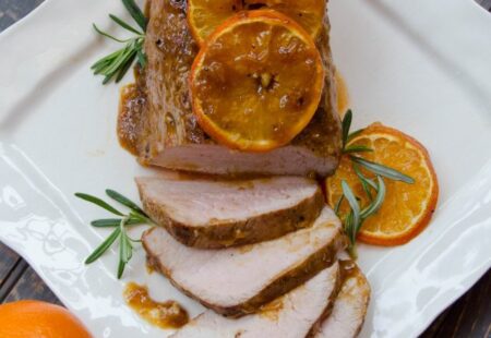 Honeybell Glazed Pork Loin Roast