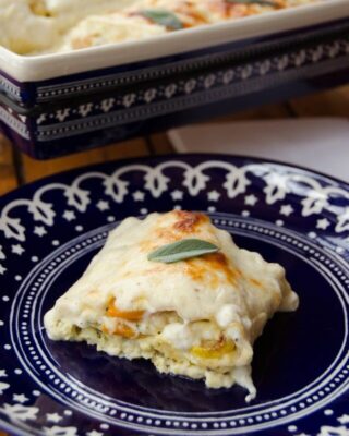 Roasted Squash Lasagna Roll-Ups