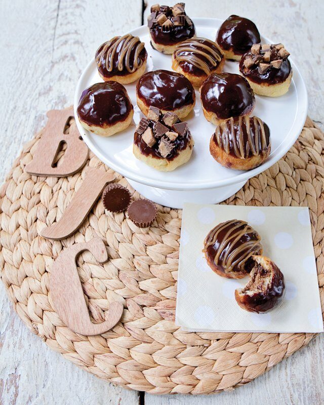 Peanut Butter Cup Doughnut Holes