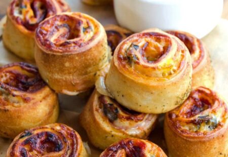 Air Fried Stromboli Pinwheels