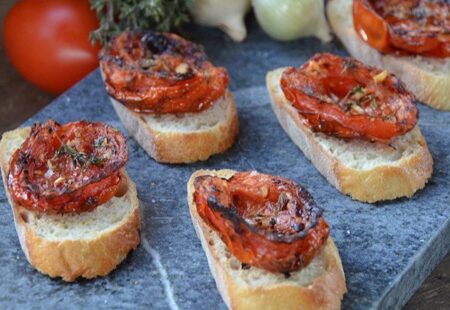 Thyme Garlic Tomatoes