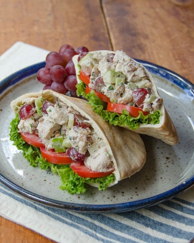 Turkey Waldorf Salad Pita
