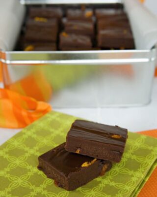 Dark Chocolate Orange Fudge