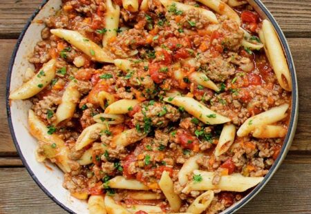One Pot Bolognese with Fennel Seed