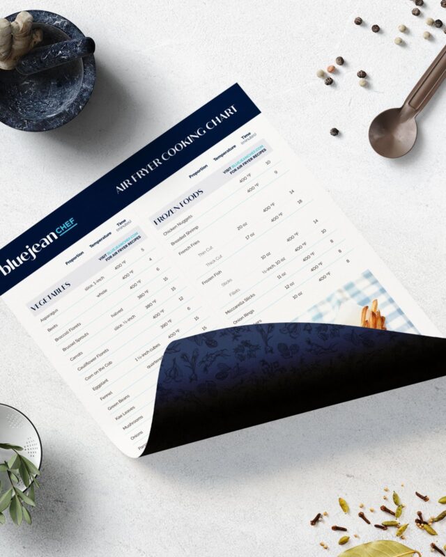 Air Fryer Cooking Charts