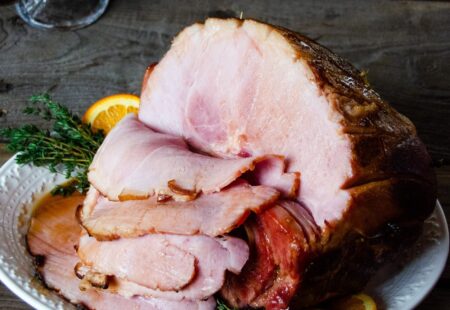Baked Ham with Madeira and Oranges