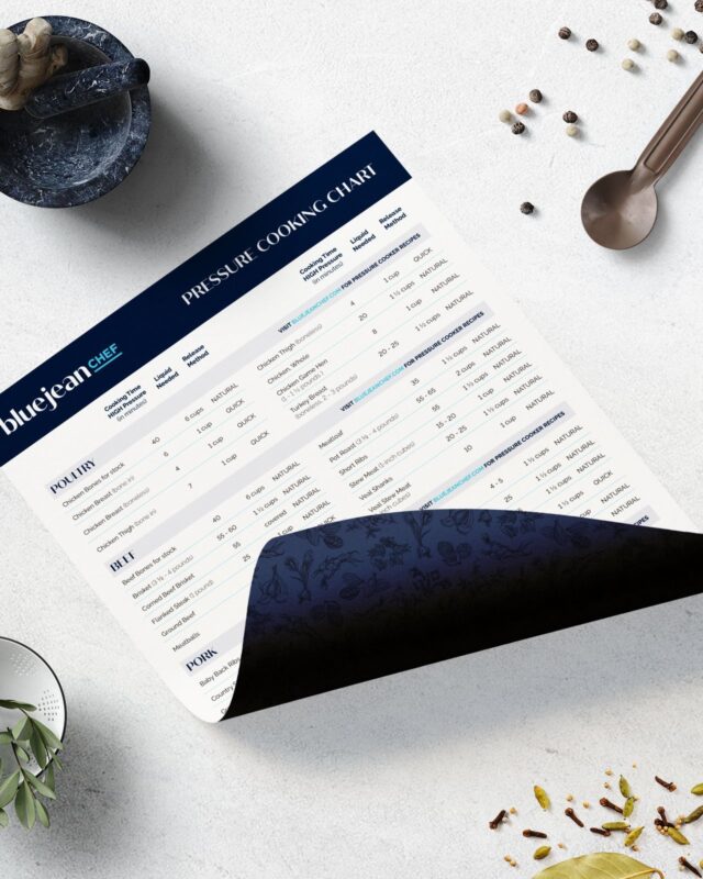 Pressure Cooking Charts