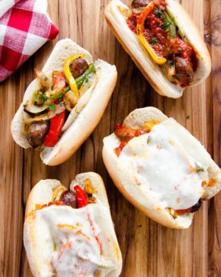 Air-Fried Sausage Sandwich