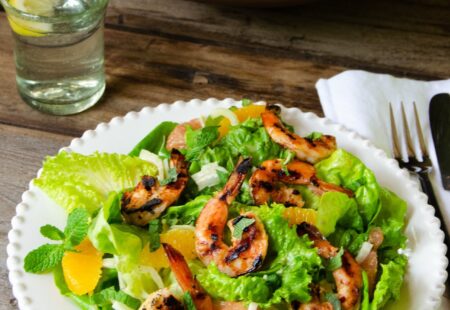 Grilled Shrimp and Citrus Salad