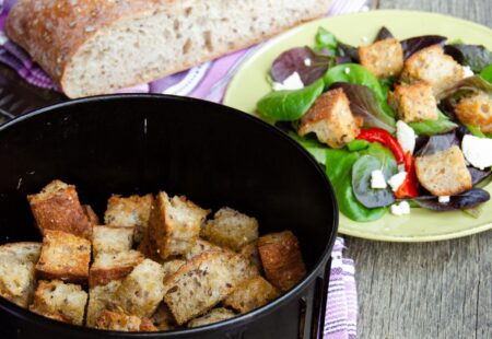 Herbed Sourdough Croutons