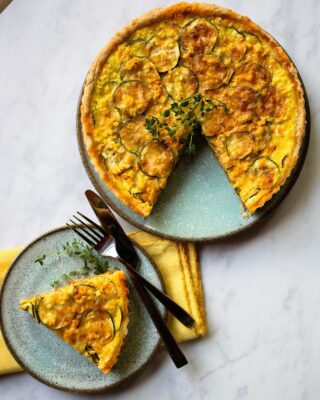 Zucchini and Corn Tart
