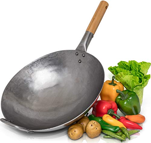 Round Bottomed Carbon Steel Wok