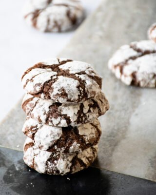 Chocolate Crinkle Cookies