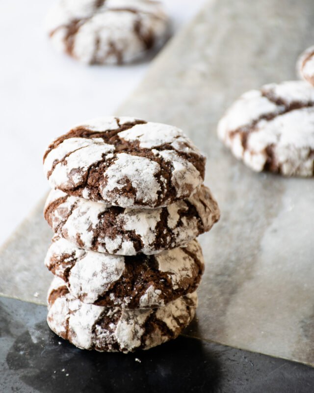 Chocolate Crinkle Cookies