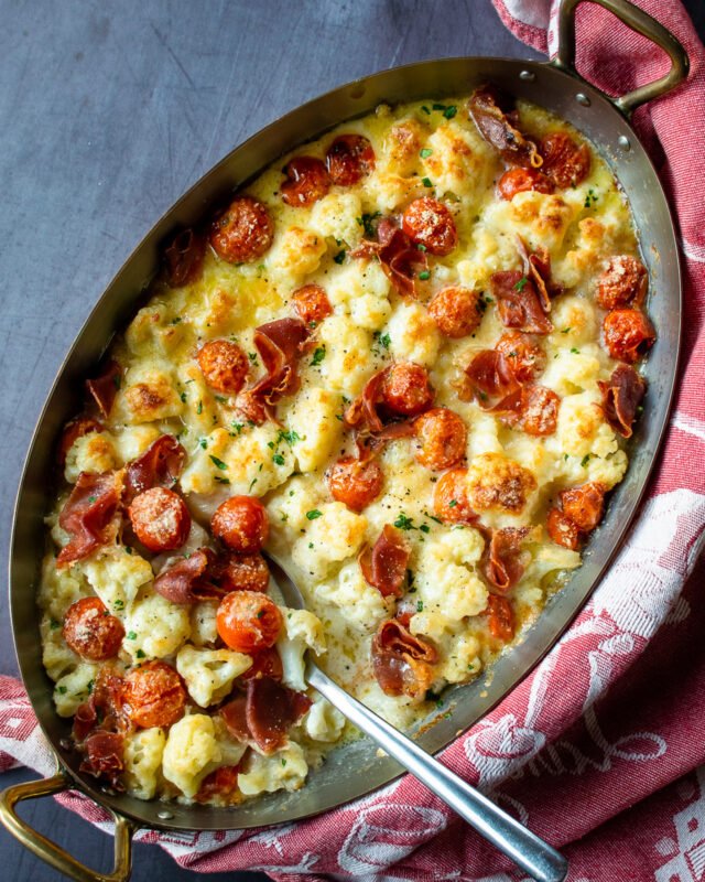 Cauliflower Alfredo Bake