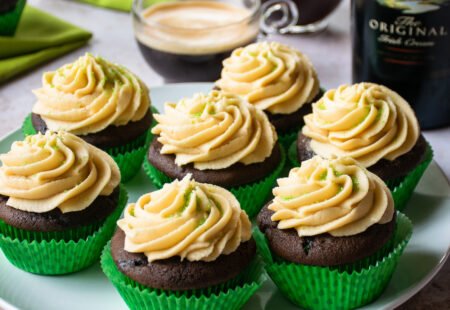 Irish Coffee Cupcakes