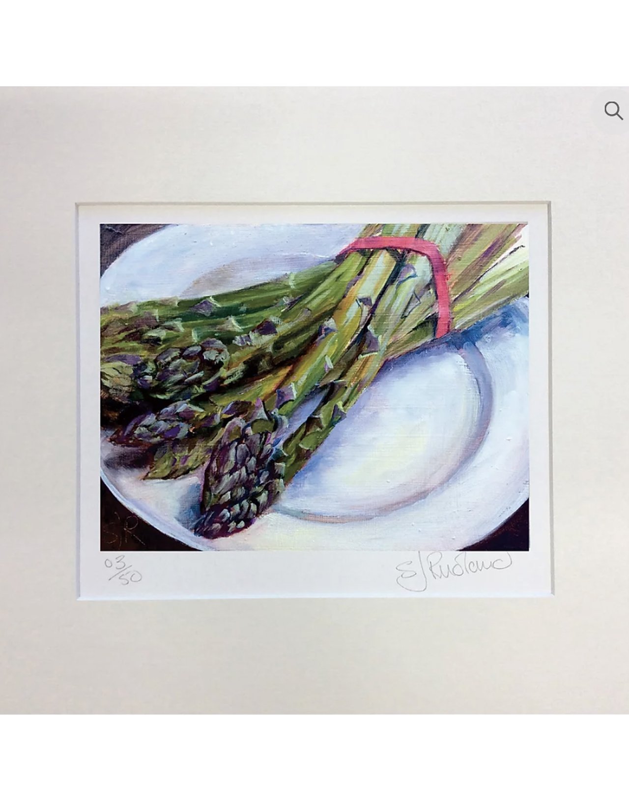 Asparagus on Plate