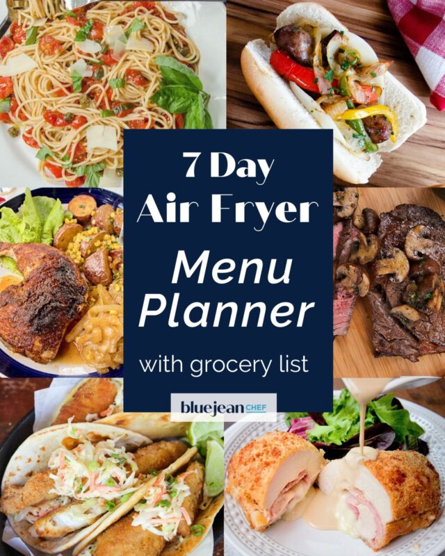 7-Day Menu Planner: Air Fryer