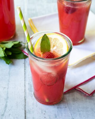 Sparkling Raspberry Lemonade