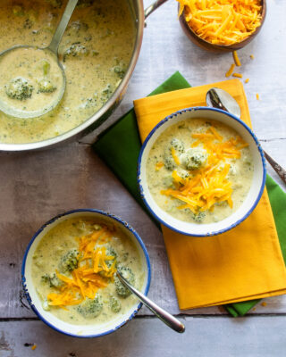 Chunky Broccoli Cheddar Soup
