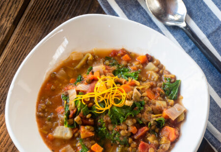 Lentil Soup with Tomatoes and Fennel